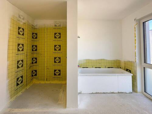 Dusche und Badewanne - 