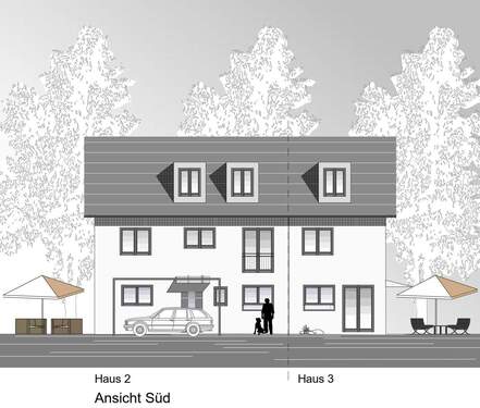 Ansicht Süd - 5 Zimmer Mehrfamilienhaus, Wohnhaus zum Kaufen in München