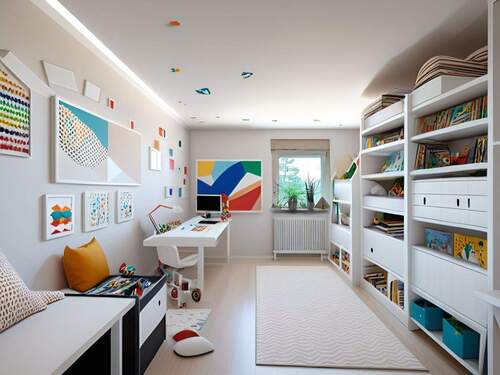 Büro oder Kinderzimmer - 