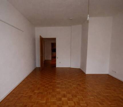 Leeres Schlafzimmer KI-gestaltet - Schöne, 2-Zi. Altbauwohnung in Bockenheim Nähe Bockenheimer warte + Parkett + EBK