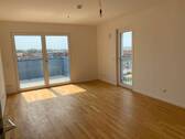 Wohnzimmer - Etagenwohnung mit 72,90 m&sup2; in Manching zur Miete