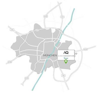 Münchenkarte - Etagenwohnung mit 112,40 m&sup2; in München zum Kaufen