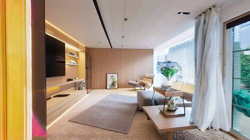 Wohnzimmer Appartment (Homestaging) - 