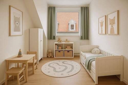 Beispiel Kinderzimmer - 3 Zimmer Etagenwohnung in Bayreuth