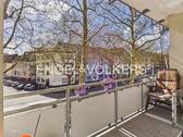 Ausblick von der Loggia - 3 Zimmer Etagenwohnung in Krefeld