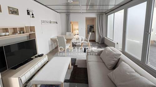 Wohnzimmer - ***Terrassen Wunder*** - 125.000,00 EUR Kaufpreis, ca.  78,00 m² Wohnfläche