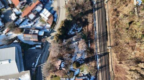 Blick zum Grundstück - Grundstück in Stephanskirchen