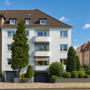 Außenansicht - Etagenwohnung mit 72,60 m&sup2; in Düsseldorf zum Kaufen