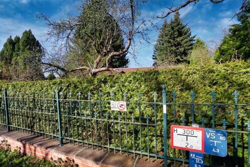 Sicht von der Straße - 