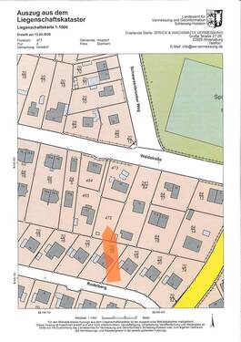 Flurkarte - Grundstück zum Kaufen in Hoisdorf