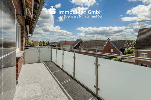 Balkon - 3 Zimmer Etagenwohnung zum Kaufen in Oelde
