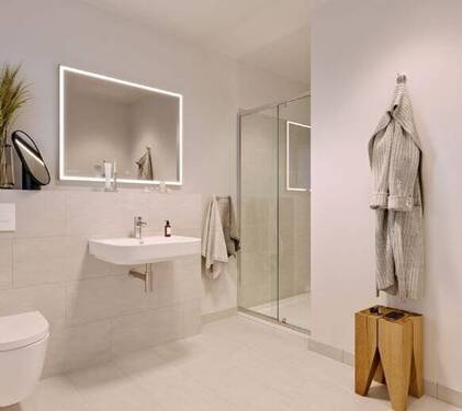 Kampus Karree II_Haus L_WHG5_Bad - 2 Zimmer Etagenwohnung zum Kaufen in Kassel