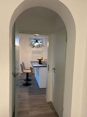 Blick in die Küche - 