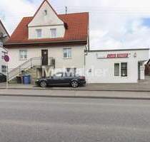 Einfamilienhaus mit großem Garten und angrenzendem Café in Bochingen (Gesamtfläche 204 qm) - Oberndorf am Neckar