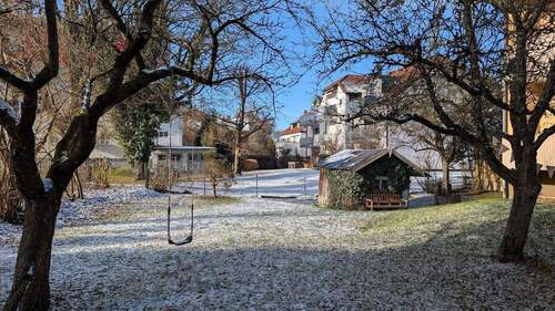 Gartenblick nach Westen/Winter - 