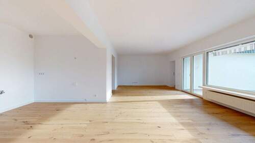 Wohn-/ Essbereich Ansicht II - 3 Zimmer Einfamilienhaus in Frankfurt am Main