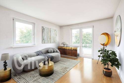 Wohnzi. Bsp / living room e.g. - 3 Zimmer Etagenwohnung in Berlin