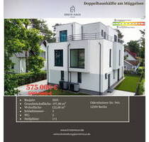 Berlin-Köpenick: moderne Doppelhaushälfte 122 m², 3 SZ, A+, provisionsfrei