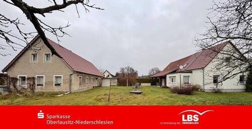 Hauptansicht - Ein Grundstück- Zwei Häuser - 99.000,00 EUR Kaufpreis, ca.  60,00 m² Wohnfläche