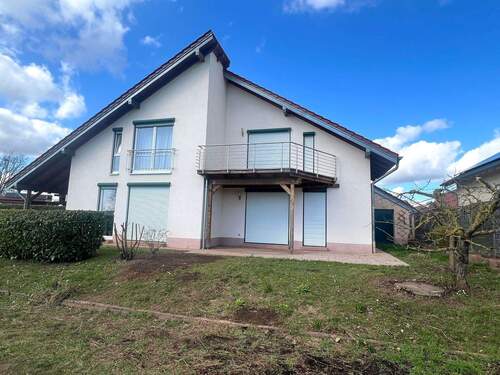 Rückansicht Doppelhaus - 