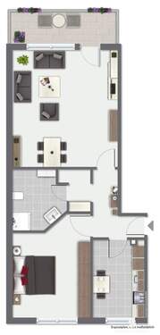 Wohnung-immoGrafik-Exposeplan-36192013301-K1-DINA4 - 