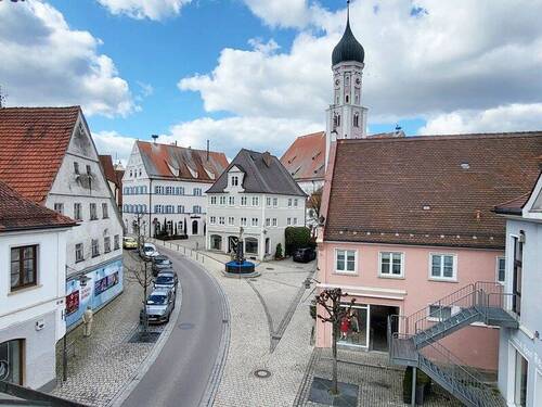 Ausblick von der DG-Wohnung - 