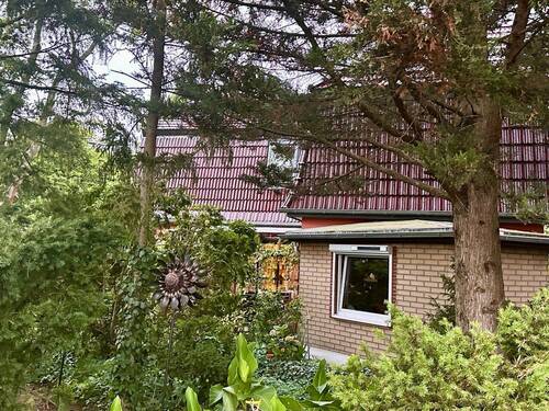 Außenansicht Anbau - 3 Zimmer Doppelhaushälfte in Berlin