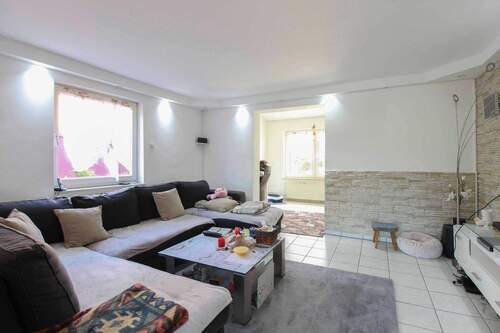 Wohnzimmer EG - Doppelhaushälfte mit 95,20 m² in Hannover zum Kaufen