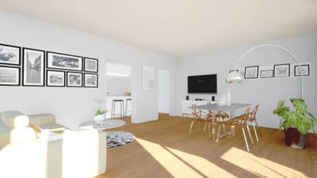 Impression Wohn-Ess-Bereich - Mehrfamilienhaus, Wohnhaus mit 1,94 m&sup2; in Schotten zum Kaufen