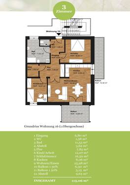 Greenliving 3_Zimmer Beispiel - 