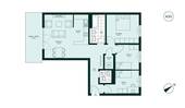 Moderner und komfortabler Grundriss der Eigentumsw - 