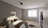 Helles und komfortables Schlafzimmer - 