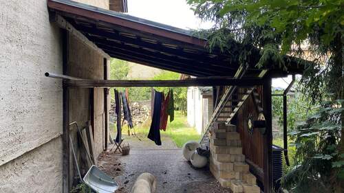 Überdachter Wäscheplatz - 
