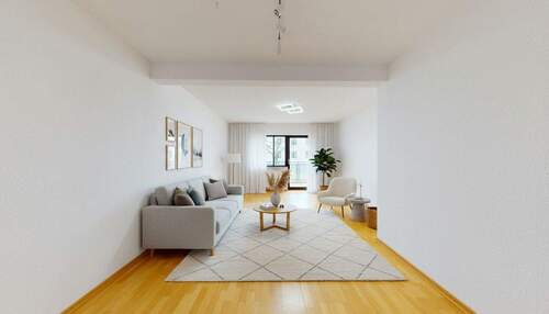 Titelbild - Hochparterre-Wohnung mit Loggia und Tiefgaragenplatz