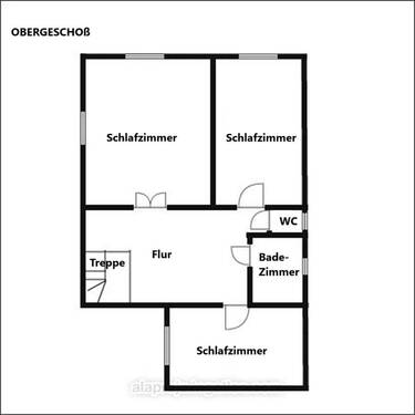 Grundriß Obergeschoß - 