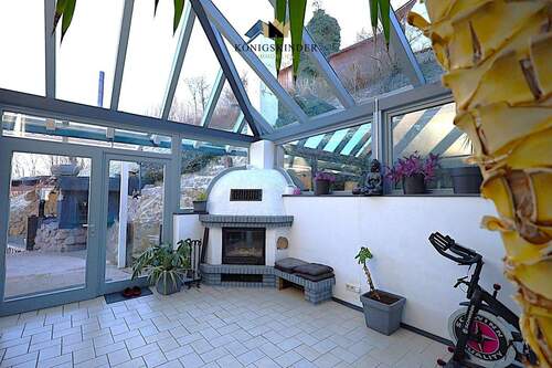 ...und gleich mal raus in den Wintergarten... - 