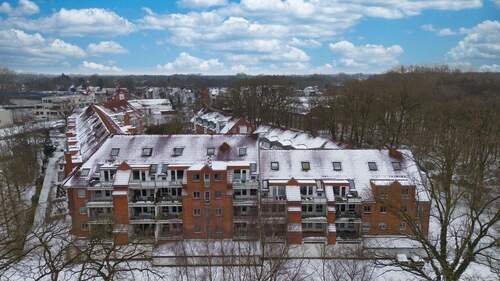 Rückansicht - 2 Zimmer Etagenwohnung in Bremen