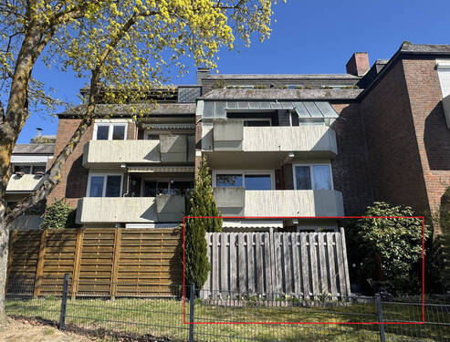 Bild 1 - 2-Zimmer-Erdgeschosswohnung mit Terrasse & Garten in Reppenstedt