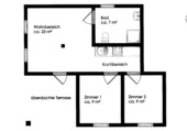 Grundriss Ferienbungalow - 