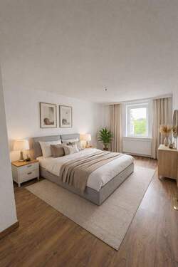 Beispielhafte Einrichtung - Großzügige 2-Zimmer-Wohnung mit Balkon - 77 m², Innenstadt Plauen