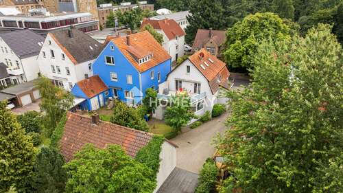 Außenansicht Drohne 3 - 1 Zimmer Mehrfamilienhaus, Wohnhaus zum Kaufen in Osnabrück