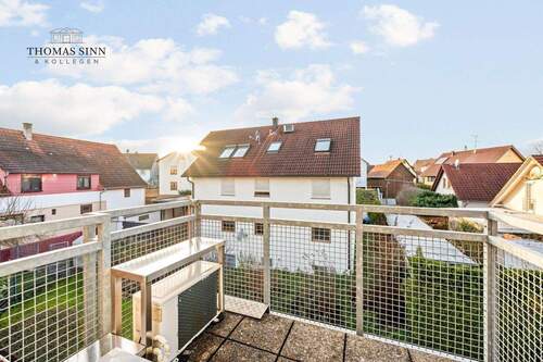 Balkon mit Westausrichtung - 