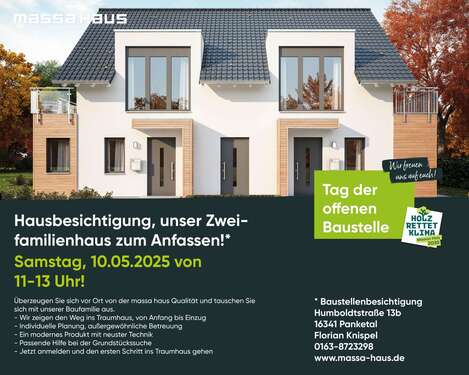 Florian 10.5.IS24 - Massa Haus Live - Rohbaubesichtigung bei unserer Baufamilie - Der Weg ins Eigenheim