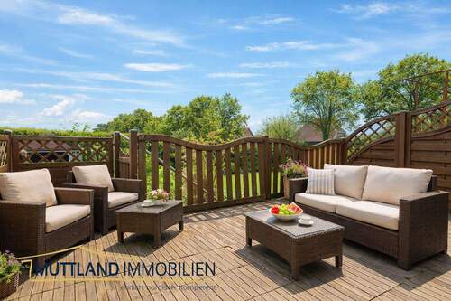 Terrasse - KI-generiertes Sommerfeeling - 