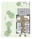 Lageplan Haus 1 Garten - 