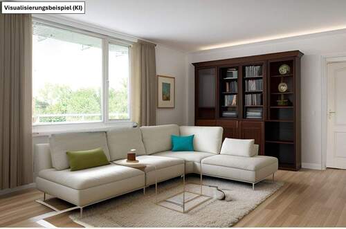 Wohnbereich - 4 Zimmer Etagenwohnung zum Kaufen in Düsseldorf