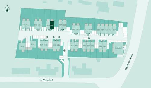 Lage des Doppelhauses im Quartier - 