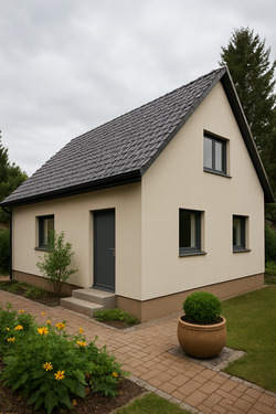 Fassadenansicht
- Frohnau: Modern saniertes Einfamilienhaus mit großem Garten, 3 Zimmern & ausgebautem Souterrain – hell, ruhig, familienfreundlich & bezugsbereit