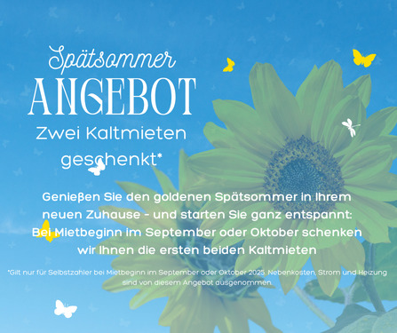 Spätsommer Angebot - Drei Zimmer Wohnung mit großem Balkon in Cracau!