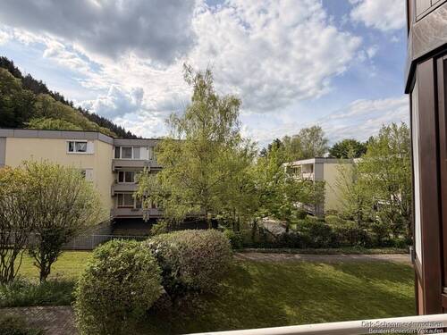 Aussicht vom Balkon - Vermietete 2-Zimmer-Eigentumswohnung mit Stellplatz in Freiburg-Littenweiler